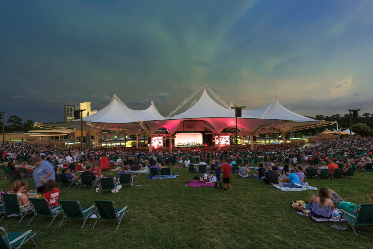 The Cynthia Woods Mitchell Pavilion sponsored by Huntsman